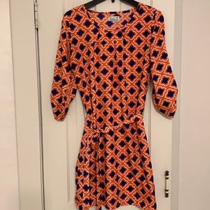 Just brand geometric pattern dress , size L